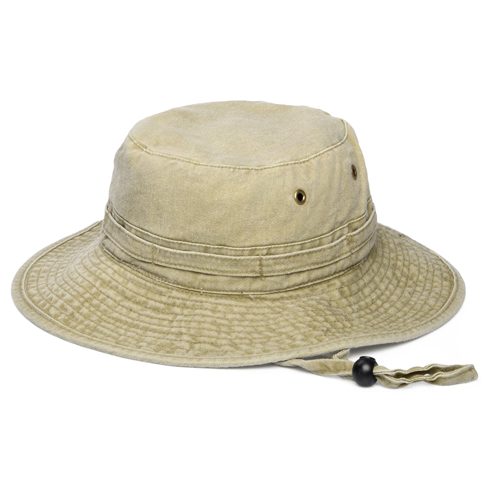 Packable Cotton Boonie Hat - Khaki - Wholesale Pack
