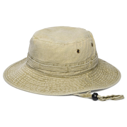 Packable Cotton Boonie Hat - Khaki - Wholesale Pack