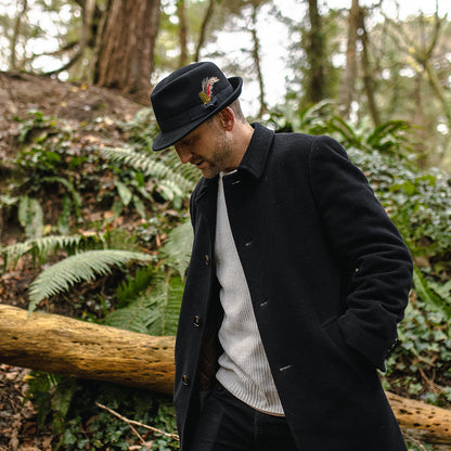 Detroit Trilby Hat Black Wholesale Pack