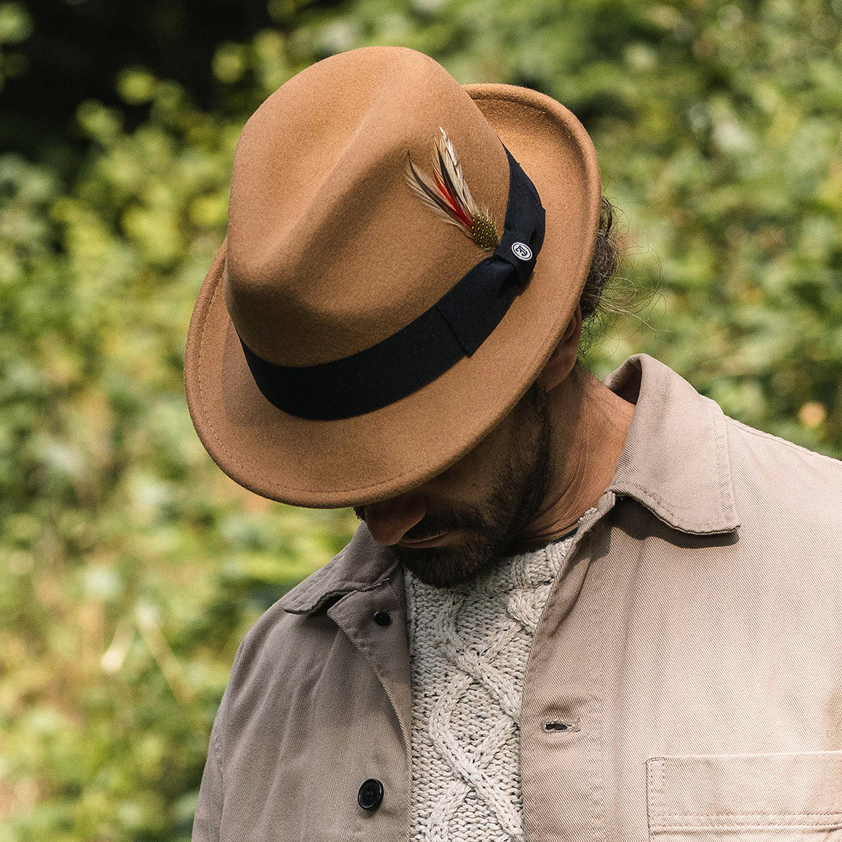 Crushable Blues Trilby Pecan Wholesale Pack