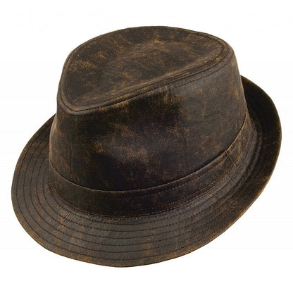 Weathered Cotton Trilby Brown Wholesale Pack
