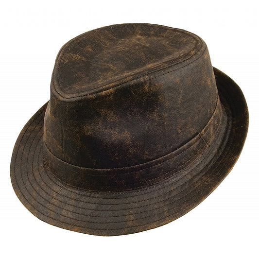 Weathered Cotton Trilby Brown Wholesale Pack