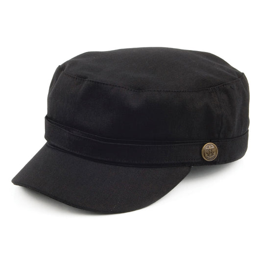 Herringbone Army Cap Black Wholesale Pack