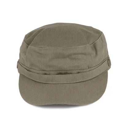 Herringbone Army Cap Olive Wholesale Pack