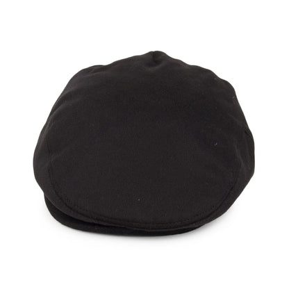 Pure Wool Harlem Flat Cap Black Wholesale Pack