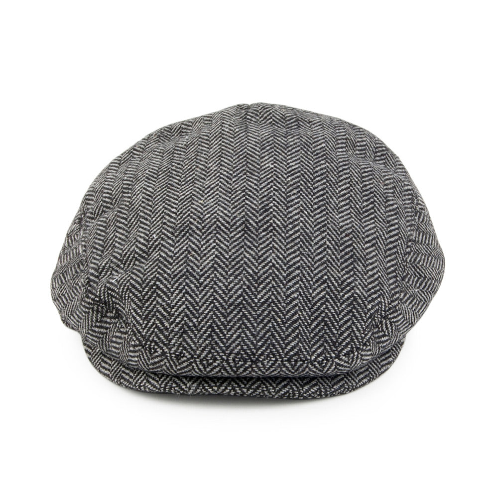 Baby Herringbone Flat Cap Grey Wholesale Pack