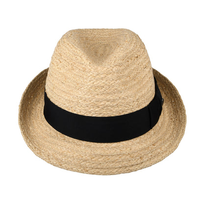 Saybrook Raffia Trilby Hat Natural Wholesale Pack