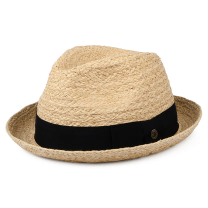 Saybrook Raffia Trilby Hat Natural Wholesale Pack