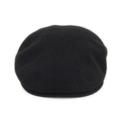 Classic Wool Flat Cap Black Wholesale Pack