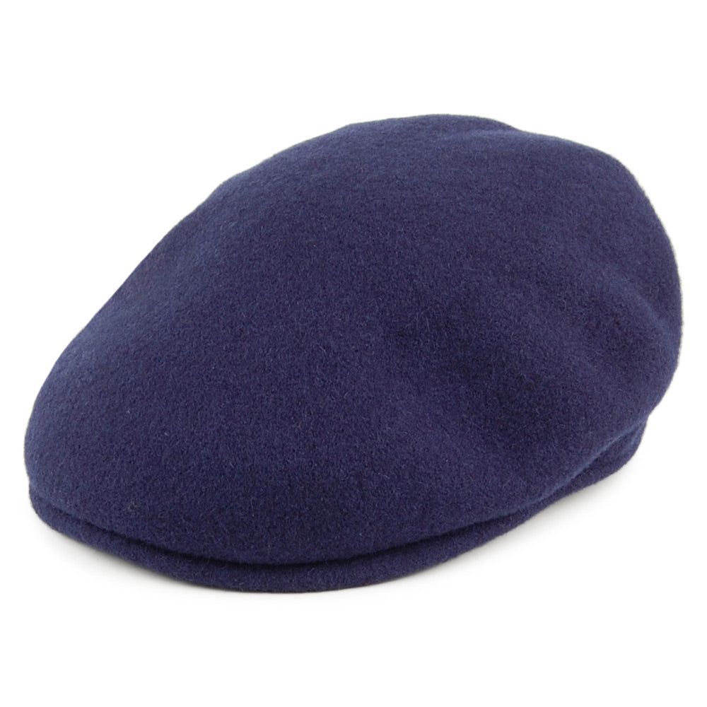 Classic Wool Flat Cap Navy Blue Wholesale Pack