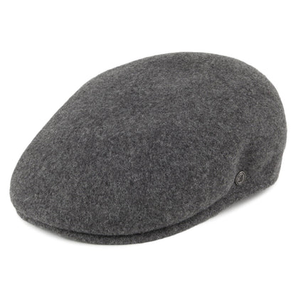 Classic Wool Flat Cap Charcoal Wholesale Pack
