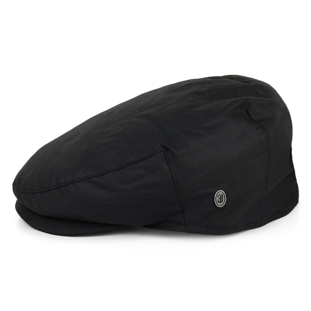 British Millerain Flat Cap Black Wholesale Pack