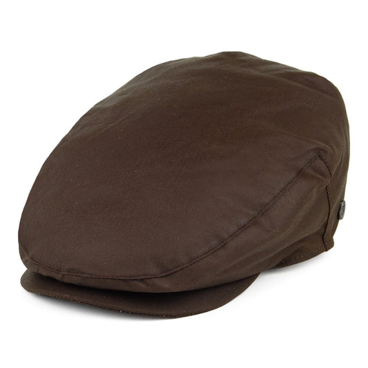 British Millerain Flat Cap Brown Wholesale Pack