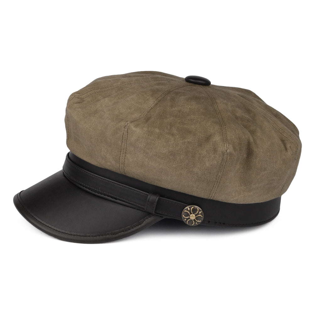 Rebel Motorcycle Cap - British Tan Wholesale