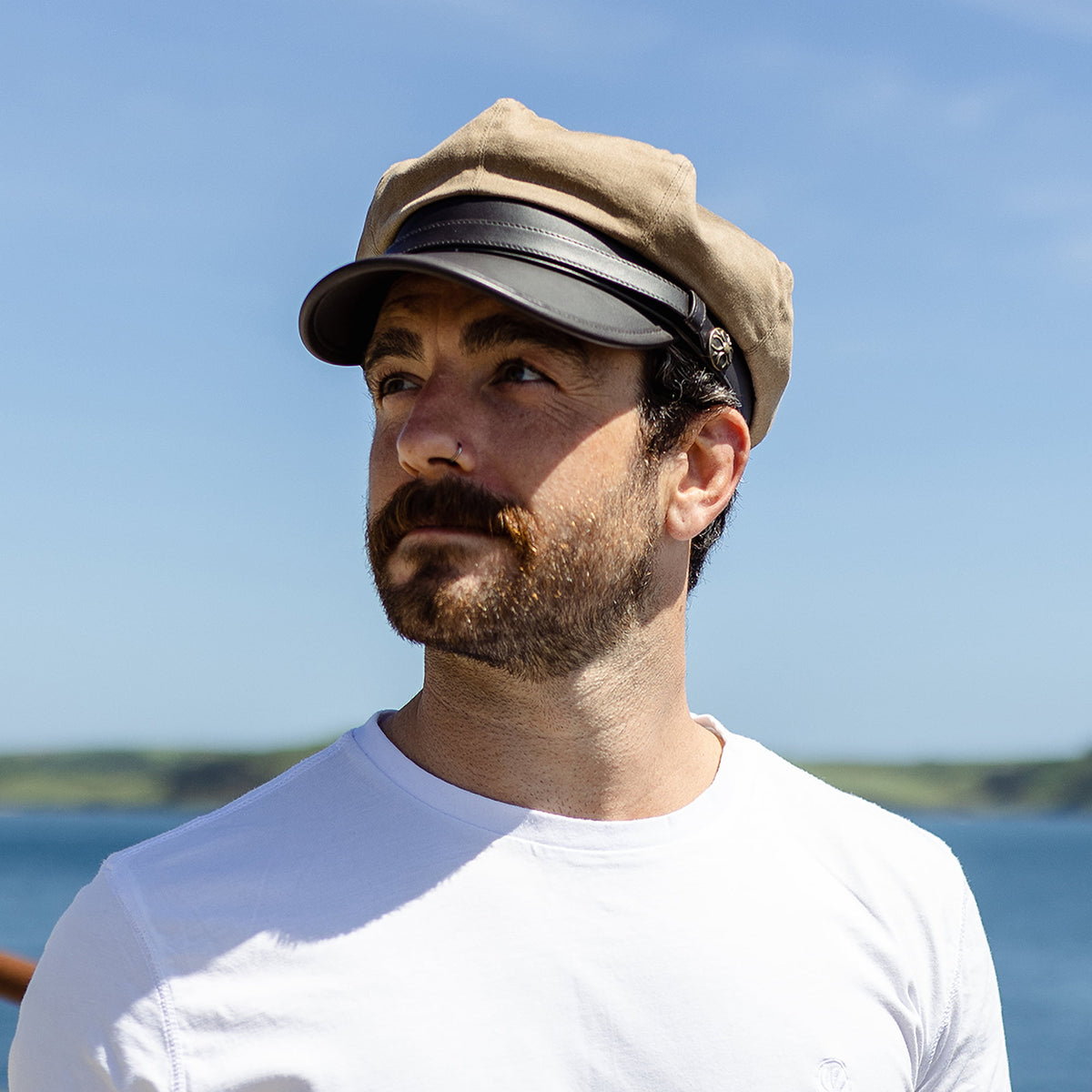 Rebel Motorcycle Cap - British Tan Wholesale