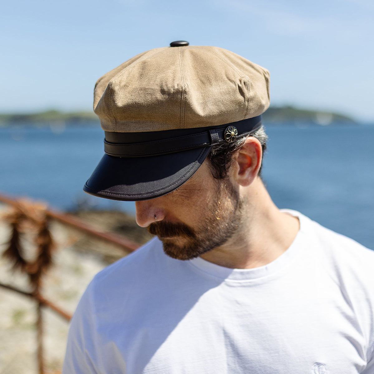 Rebel Motorcycle Cap - British Tan Wholesale