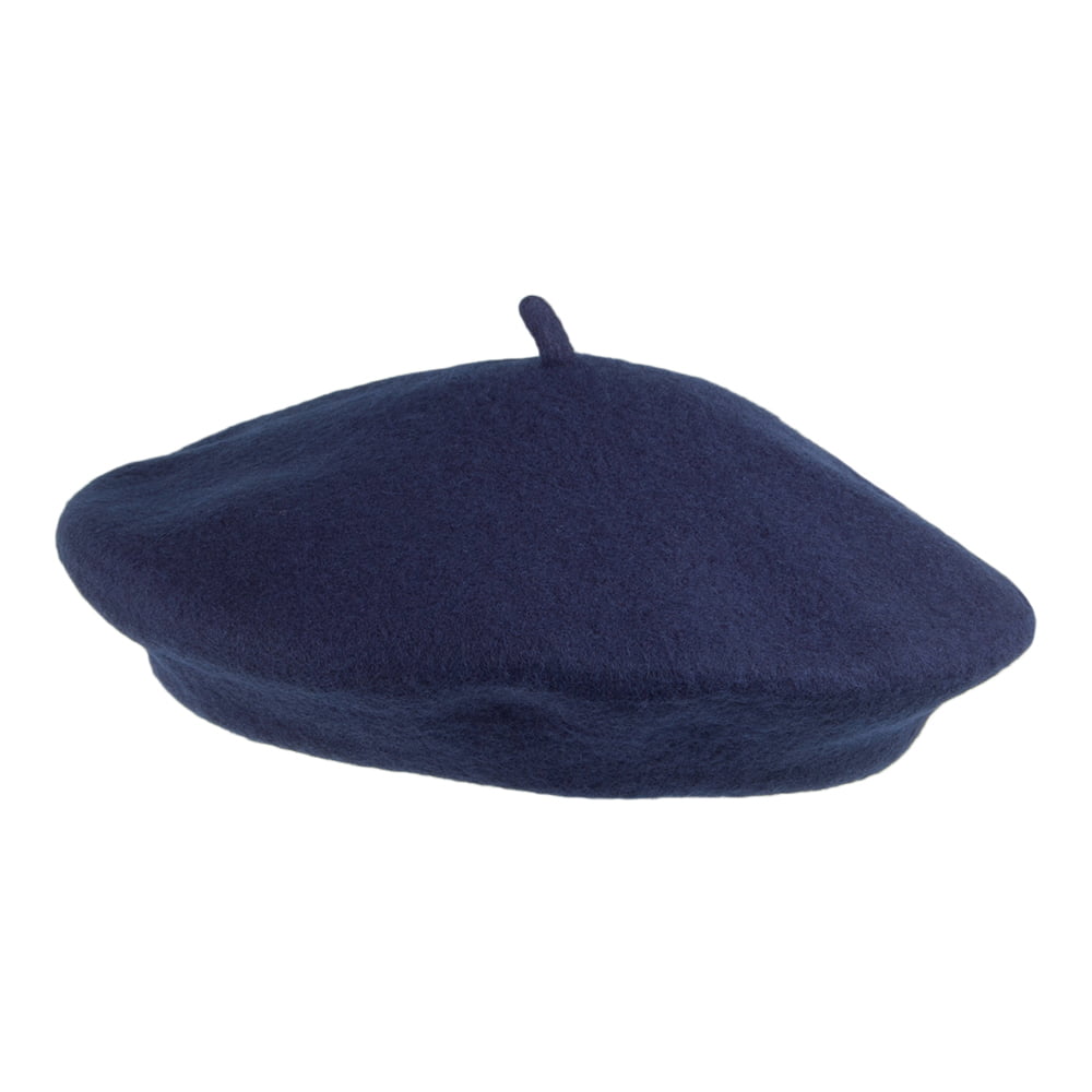 Kids Wool Beret Navy Blue Wholesale Pack